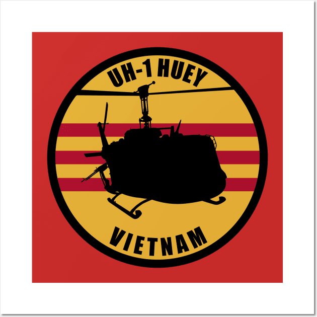 UH-1 Huey Vietnam Wall Art by TCP